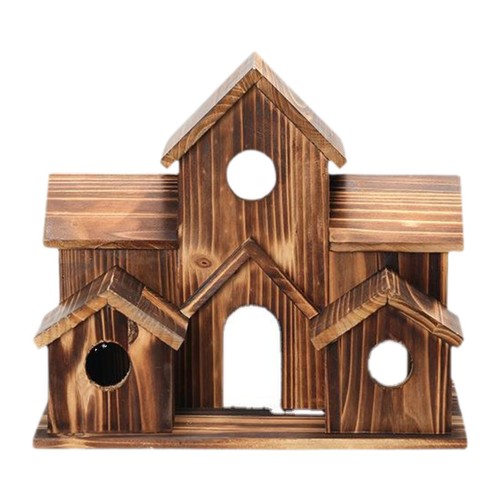 Maison oiseau bois cage - en, bois,