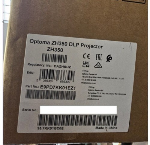 Videoprojecteur optoma zh350 - optoma,