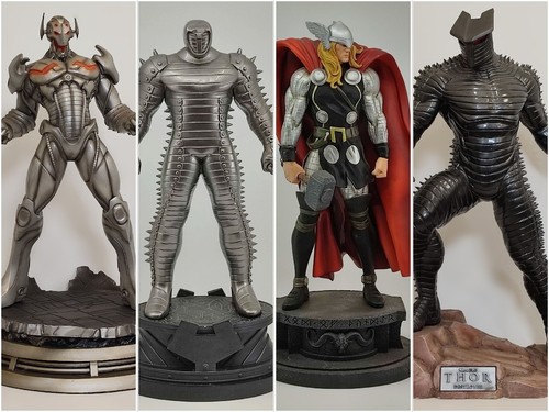 Lot statues résine marvel - lot,