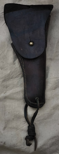étui cuir pistolet colt - cuir,