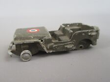 B436 Vintage France Jouet FJ Gevarm Jeep Hotchkiss Willys Militaire 1:43