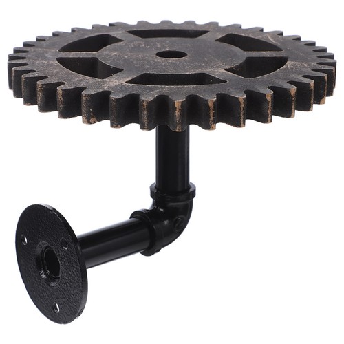 Rustic black iron wall - black,