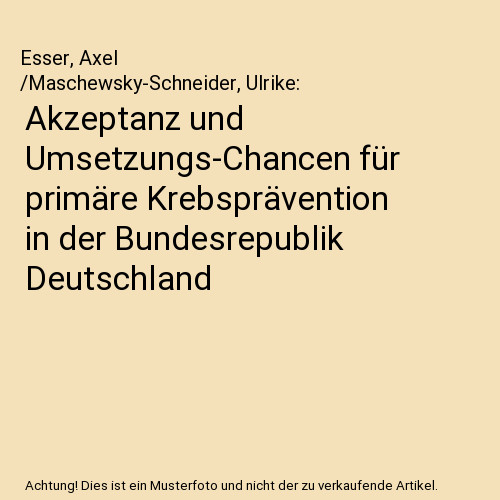 Akzeptanz und