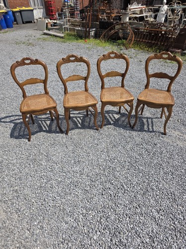 Chaises style louis en - 4,