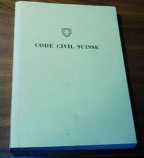 1961 CODE CIVIL SUISSE chancellerie fédérale BERN loi SWISS LAW