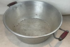 Antique 20th Century Very Nice Large Pewter Basin? jam