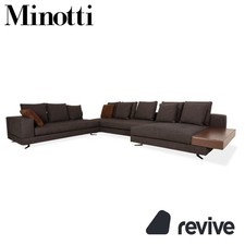 Minotti White Fabric Corner