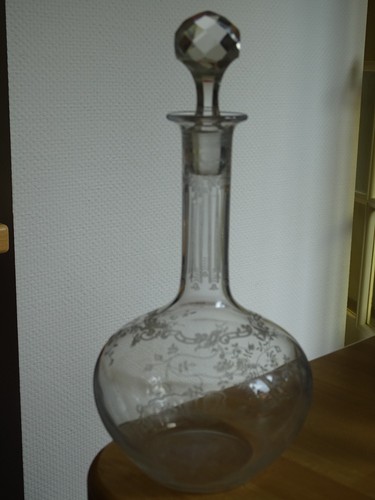 Baccarat ancienne carafe vin - carafe, a