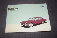 Operating Instructions Manual Peugeot 504 sedan 01/1973 Unused