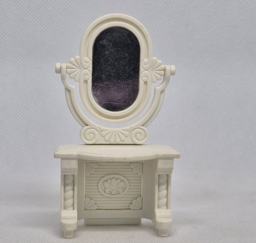 Coiffeuse doree blanche - coiffeuse, et