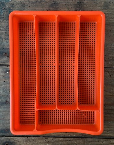 Range couverts orange - couverts,