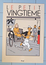 TINTIN SERIGRAPHIE PETIT VINGTIEME ARCHIVES SECRETES.HERGE LE POUSSE POUSSE 
