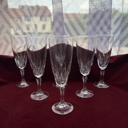 Flûtes champagne cristal - 6,
