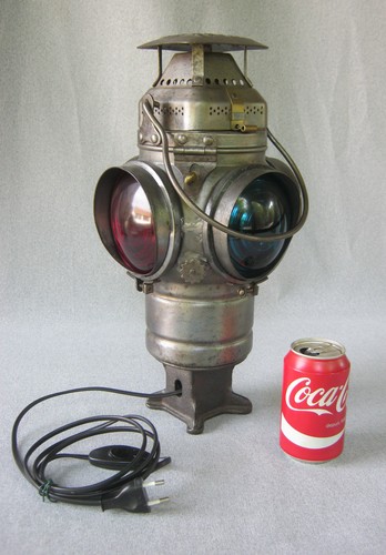 Ancienne lampe lanterne train - ancienne,