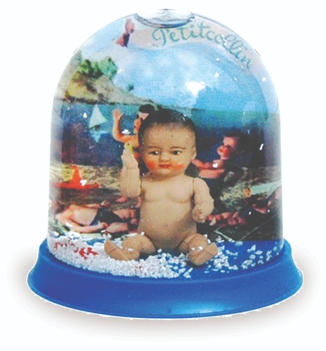 Boule neige plage made - la,