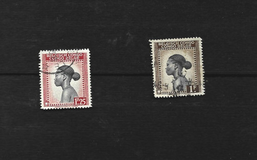Congo belge timbres - congo, 2