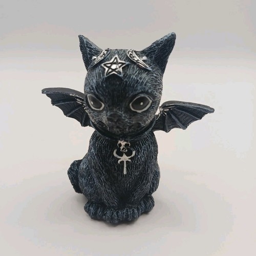 Figurine chat noir gothique - figurine,