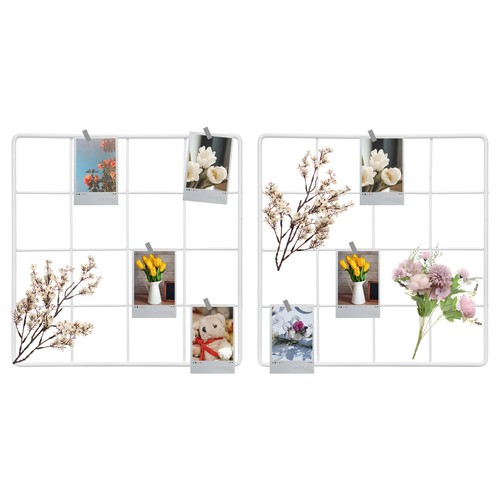 2pcs grillage mural x - 2pcs, 8"