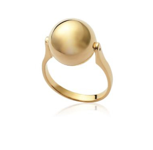 Bague boule plaqué 18 - boule, or