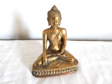 ANTIQUE BRONZE SCULPTURE Seated Buddha Statue