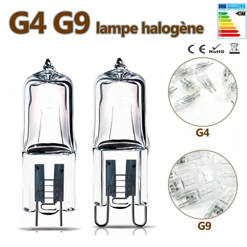 Lampe halogène 10x 20x - g4, g9