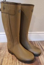 LE CHAMEAU CHASSEUR LEATHER LINED BOOTS-SIZE 43-NEW W/O BOX