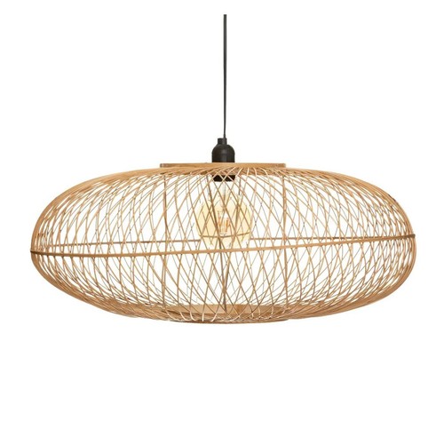 Lampe suspension bambou - suspension, en