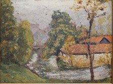 Tableau d'Achille Bron (