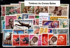 Lot 50 timbres du Congo Belge NEUFS (3250525)