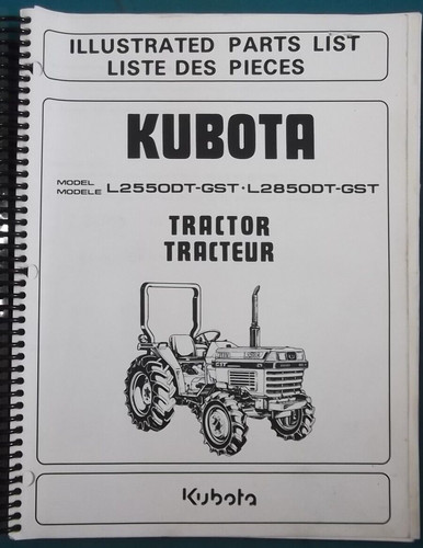 Kubota l2550dt l2550gst - kubota,