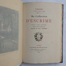 ma Collection d'ESCRIME -