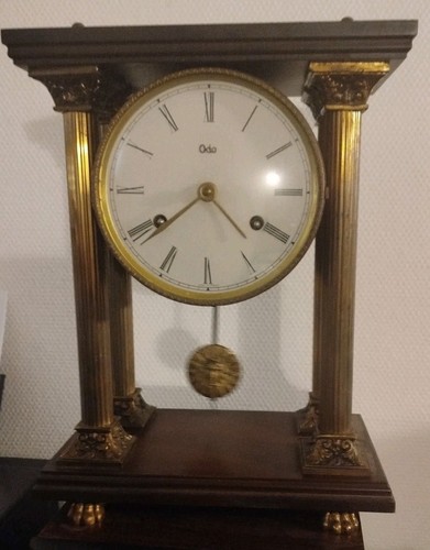 Ancienne horloge cheminée - ancienne,