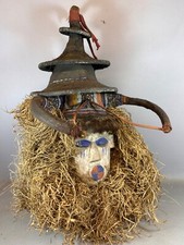 250621 - Large African mukhanda Yaka mask -  Congo.