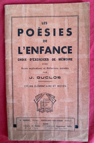 Les poésies enfance j - les,