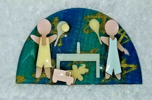 Little people pins - by, lucinda