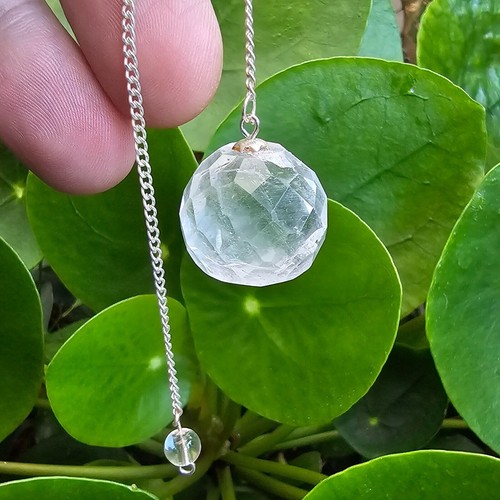 Quartz boule pendule sourcier - boule,