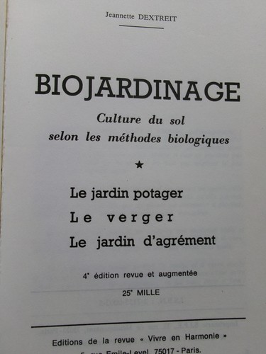 Bio jardinage culture - du, sol