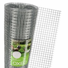 Grillage à poule 30m Haut 1m - Acier galvanisé – Maille carré 16x16mm - Filet de
