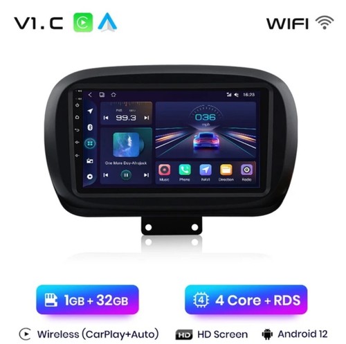 Radio din pour fiat - radio, 500x