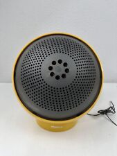 Vintage Weltron Model 2003 Globe Bowling Ball Mid Century Modern Speaker Yellow