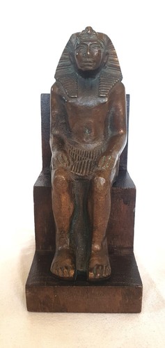 Statuette pharaon egyptien - statuette,