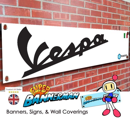 Vespa logo pvc banner - vespa,