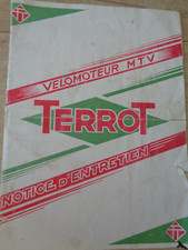 Old catalogue Terrot - moped - Dijon 100 cm3 MTV year 1956 (ref 138)