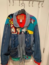 Mickey Mouse Blue Jean Jacket Large
