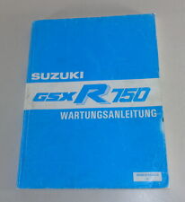 Shop Manual / Maintenance Instructions Suzuki GSX-R 750 Air Cooled 1985 - 1991