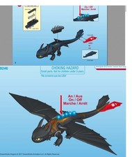 au choix pièces de Playmobil DreamWorks Dragons 70037 /9246 krokmou lumineux