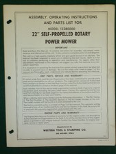 WESTERN TOOL 22" ROTARY MOWER