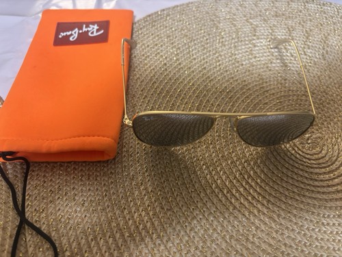 Lunettes rayban dorees - lunettes,