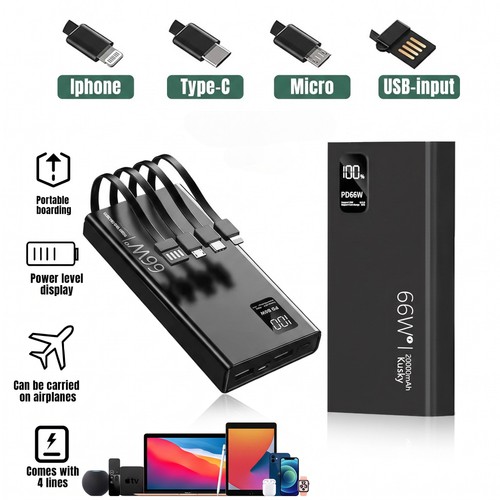 Power bank 20000mah 66w - 20000mah,