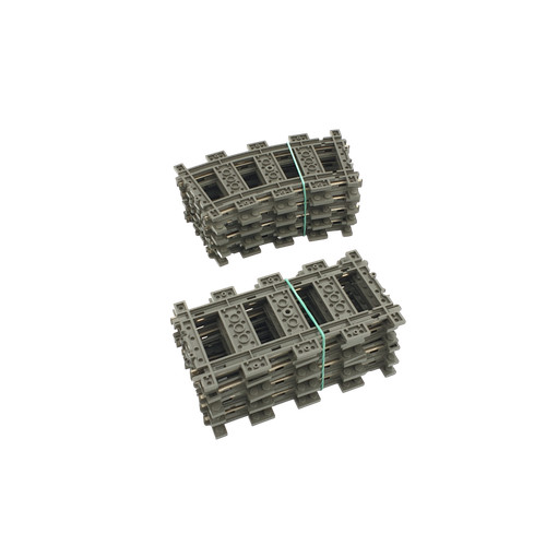 Lego train rails chemin - rails, 9v